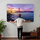 Golden Gate Bridge Wall Art Canvas Print – Framed San by MyGreatCanvas | Canvas Wall Art Prints | Photo Prints & Wall Decor