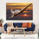 Old War Plane Wall Art Canvas Print by MyGreatCanvas | Canvas Wall Art Prints | Photo Prints & Wall Decor