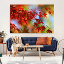 Red Leaves Autumn Forest Wall Art Canvas, Red Leaves Autumn by MyGreatCanvas | Canvas Wall Art Prints | Photo Prints & Wall Decor