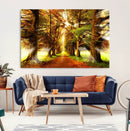 Sunshine in Forest and Trees Wall Art Canvas Print by MyGreatCanvas | Canvas Wall Art Prints | Photo Prints & Wall Decor