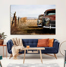 Classic Cars Vintage Wall Art Canvas Print