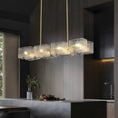long water ripple Chandelier