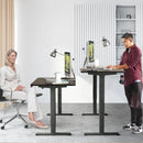 Electric Height Adjustable Standing Desk with Memory Controller by LJGDeals