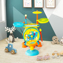 2-in-1 Kids Electronic Drum and Keyboard Set with Stool by LJGDeals