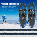 21/25/30 Inch Lightweight Terrain Snowshoes with Flexible Pivot System by LJGDeals