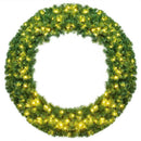 48 Inch Pre-lit Cordless Artificial Christmas Wreath by LJGDeals