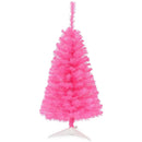 36 Inch Unlit Artificial Christmas Mini Tree with Plastic Stand-Green by LJGDeals