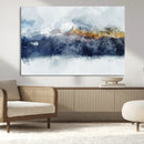 Abstract Mountain Range Art Canvas Print | 3 Panel by MyGreatCanvas | Canvas Wall Art Prints | Photo Prints & Wall Decor