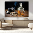 Bourbon Whiskey Wall Art Canvas Print, Vintage Bottle and by MyGreatCanvas | Canvas Wall Art Prints | Photo Prints & Wall Decor