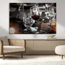 Red Wine and Glass Canvas Print by MyGreatCanvas | Canvas Wall Art Prints | Photo Prints & Wall Decor