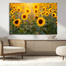 Sunflower Sunshine Wall Art Canvas Print by MyGreatCanvas | Canvas Wall Art Prints | Photo Prints & Wall Decor