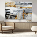 Abstract Painting Canvas Wall Art Print Paint Drip Art Brush