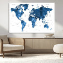 World Map Canvas Print – Framed Detailed Map of the World by MyGreatCanvas | Canvas Wall Art Prints | Photo Prints & Wall Decor