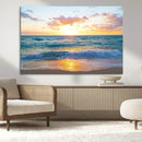Coastal Wall Art - Vintage World Map Canvas Print with