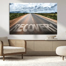 Recovery Road Wall Art Canvas Print