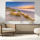 Sunrise On The Beach Wall Art Canvas Print