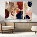 Boho Wall Art Canvas Print Set Mid-Century Prints Bohemian