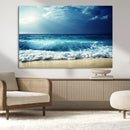 Majestic Ocean Wave Wall Art Canvas | 3 Panel Large Seascape by MyGreatCanvas | Canvas Wall Art Prints | Photo Prints & Wall Decor