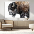 American Bison Wall Art Print – Majestic Buffalo Canvas