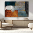 Modern Abstract Canvas Art Canvas Print - Framed and Ready