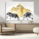 Golden Mountain Triptych Wall Art Canvas Print, Modern by MyGreatCanvas | Canvas Wall Art Prints | Photo Prints & Wall Decor