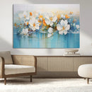 Abstract Flower Wall Art Canvas Print