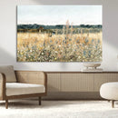 Wildflower Field Wall Art Canvas | Nature-Inspired Landscape