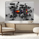 RedBull Formula 1 Canvas Wall Art Print