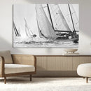 Yacht Sailboat Regatta Canvas Wall Art Canvas Print