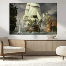 Pirate Ship War Wall Art Canvas Print by MyGreatCanvas | Canvas Wall Art Prints | Photo Prints & Wall Decor
