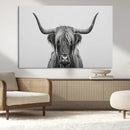 Farmhouse Longhorn Wall Art Canvas Print, Longhorn Texas by MyGreatCanvas | Canvas Wall Art Prints | Photo Prints & Wall Decor