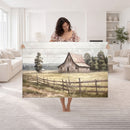 Rustic Farmhouse Barn Wall Art | 3-Panel Framed Gallery Wrap