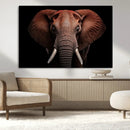 Wild Elephant Wall Art Canvas Print, Africa Savannah Wild by MyGreatCanvas | Canvas Wall Art Prints | Photo Prints & Wall Decor