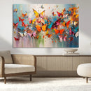 Abstract Butterfly Wall Art Canvas Print