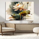 Lotus Flower Watercolor Canvas Print – A Symbol of Serenity by MyGreatCanvas | Canvas Wall Art Prints | Photo Prints & Wall Decor