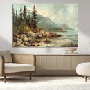 Abstract Acadia National Park Wall Art Canvas Print -
