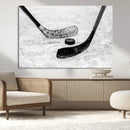 Winter Ice Hockey Sport Canvas Wall Art Print - Hockey Wall by MyGreatCanvas | Canvas Wall Art Prints | Photo Prints & Wall Decor