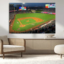 Angel Stadium Aerial Canvas Print – Los Angeles Angels