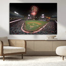 Fireworks at Angel Stadium – Los Angeles Angels Canvas