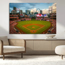 Busch Stadium Wall Art Print | St. Louis Cardinals Baseball by MyGreatCanvas | Canvas Wall Art Prints | Photo Prints & Wall Decor