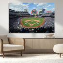New York Mets Baseball Team Print - Citi Field Stadium Wall by MyGreatCanvas | Canvas Wall Art Prints | Photo Prints & Wall Decor