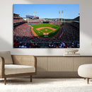 Cincinnati Reds Baseball Canvas Print - American Ball