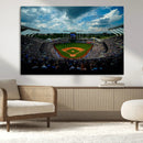 3-Panel Kauffman Stadium Wall Art Print | Large Kansas City