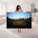 PNC Park Evening Game Triple Canvas Wall Art - Pittsburgh