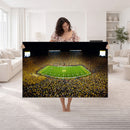 Stadium in Michigan Wall Art Canvas Print, Framed American