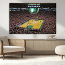 TD Garden Basketball Canvas Wall Art - Boston Celtics Live by MyGreatCanvas | Canvas Wall Art Prints | Photo Prints & Wall Decor