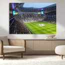 Tottenham Hotspur Stadium Canvas Print, Match Day Triple
