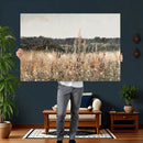 Rustic Field Landscape Wall Art Print, Giclee Canvas Wall