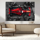 Ferrari Pit Stop Canvas Wall Art – Precision and Speed