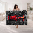Ferrari Pit Stop Canvas Wall Art – Precision and Speed